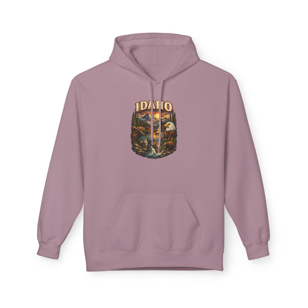 Hoodie - Retro 'Idaho' Scenic Landscape Hoodie