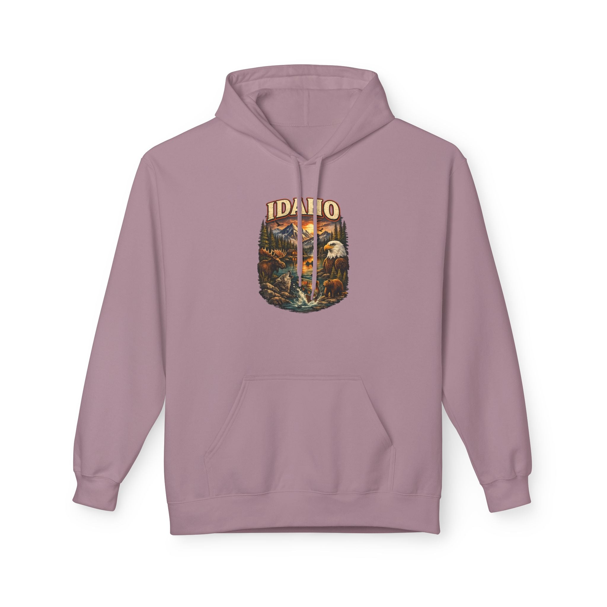 Hoodie - Retro 'Idaho' Scenic Landscape Hoodie