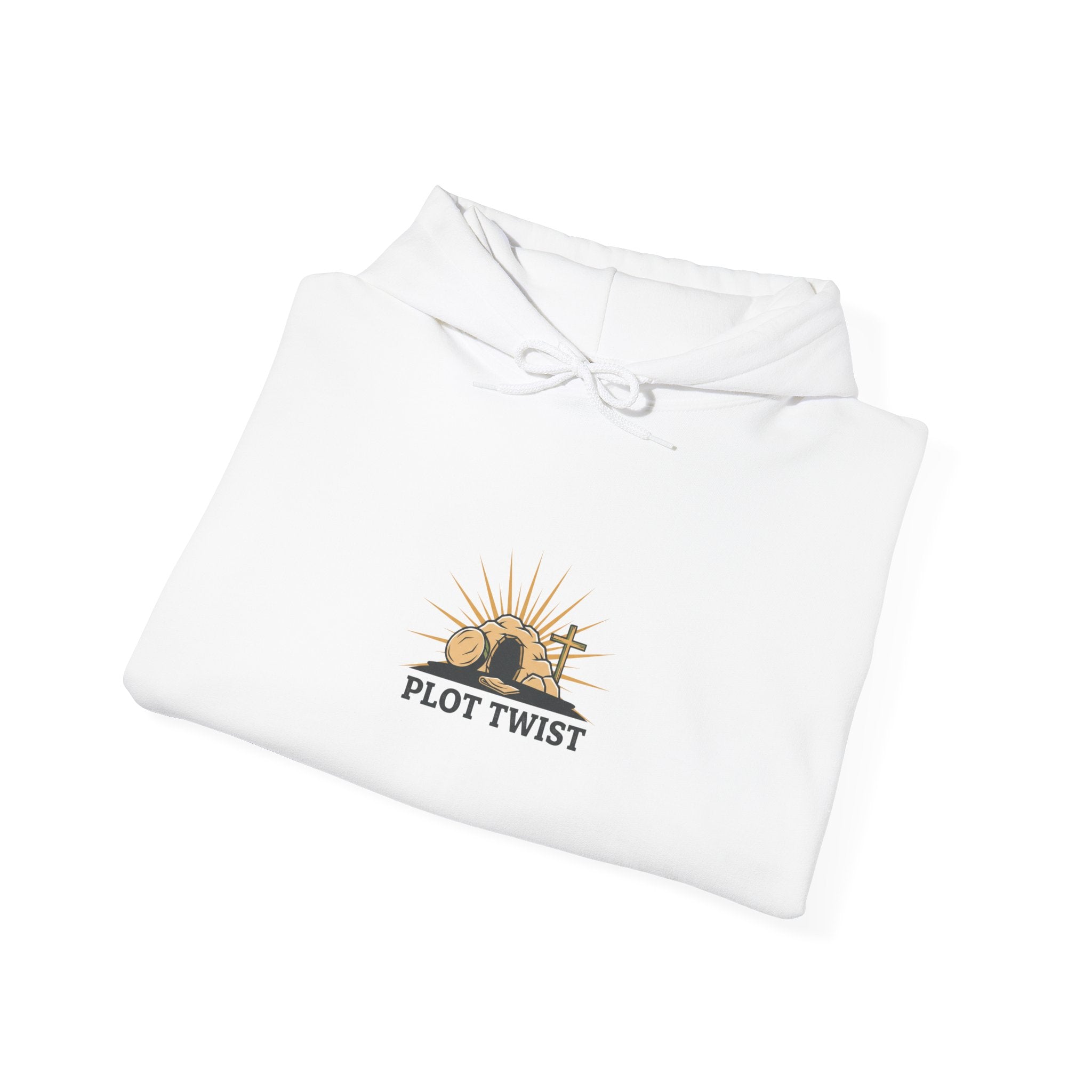 Plot Twist Hoodie | Christian Easter shirt, He Is Risen faith-based humor