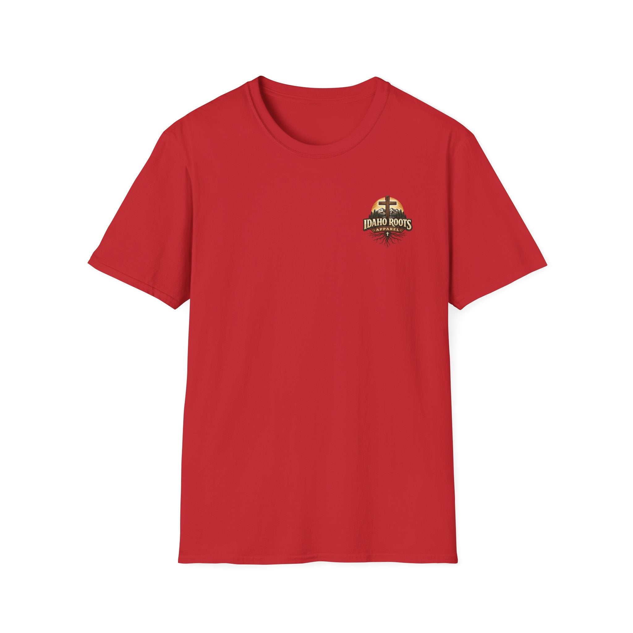 Christian T-Shirt — "Walk by Faith" California Cross Design