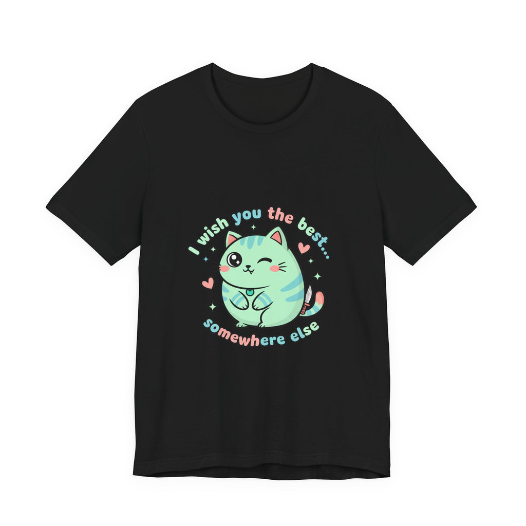 Cute Menacing Cat Tee | kawaii threat, soft grunge cute