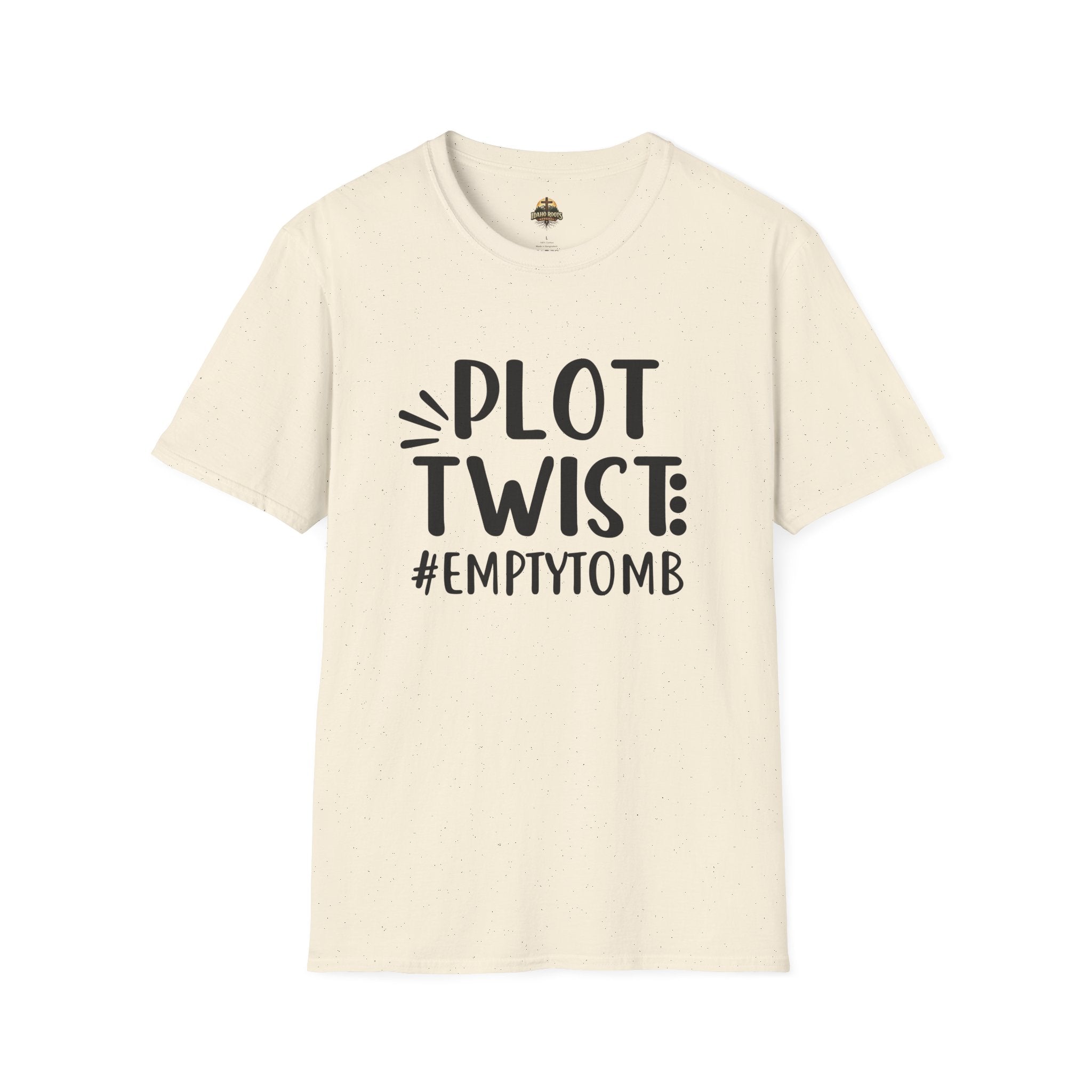 Plot Twist: #EmptyTomb T-Shirt — Christian Easter Resurrection Tee