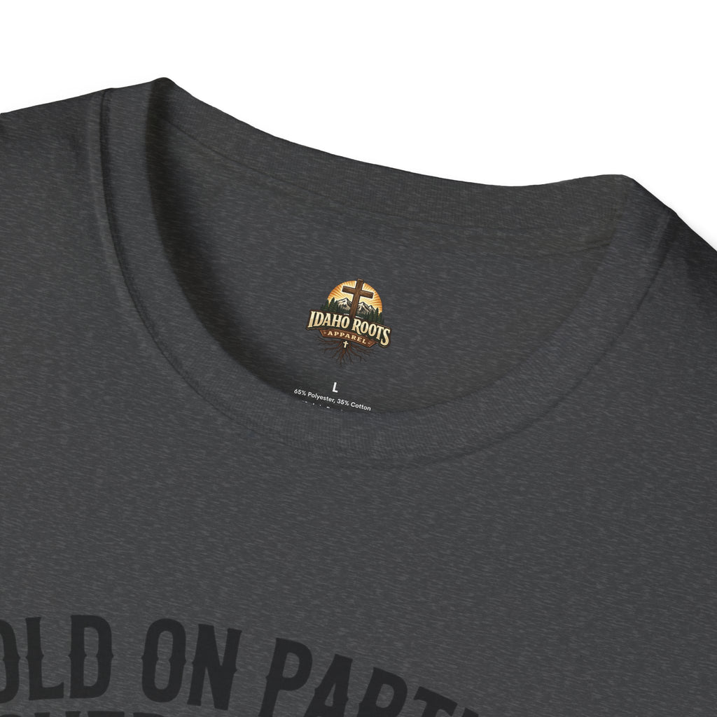 Overstimulated Cowboy Frog T-Shirt – "Hold On Partner I'm Overstimulated" Graphic Tee