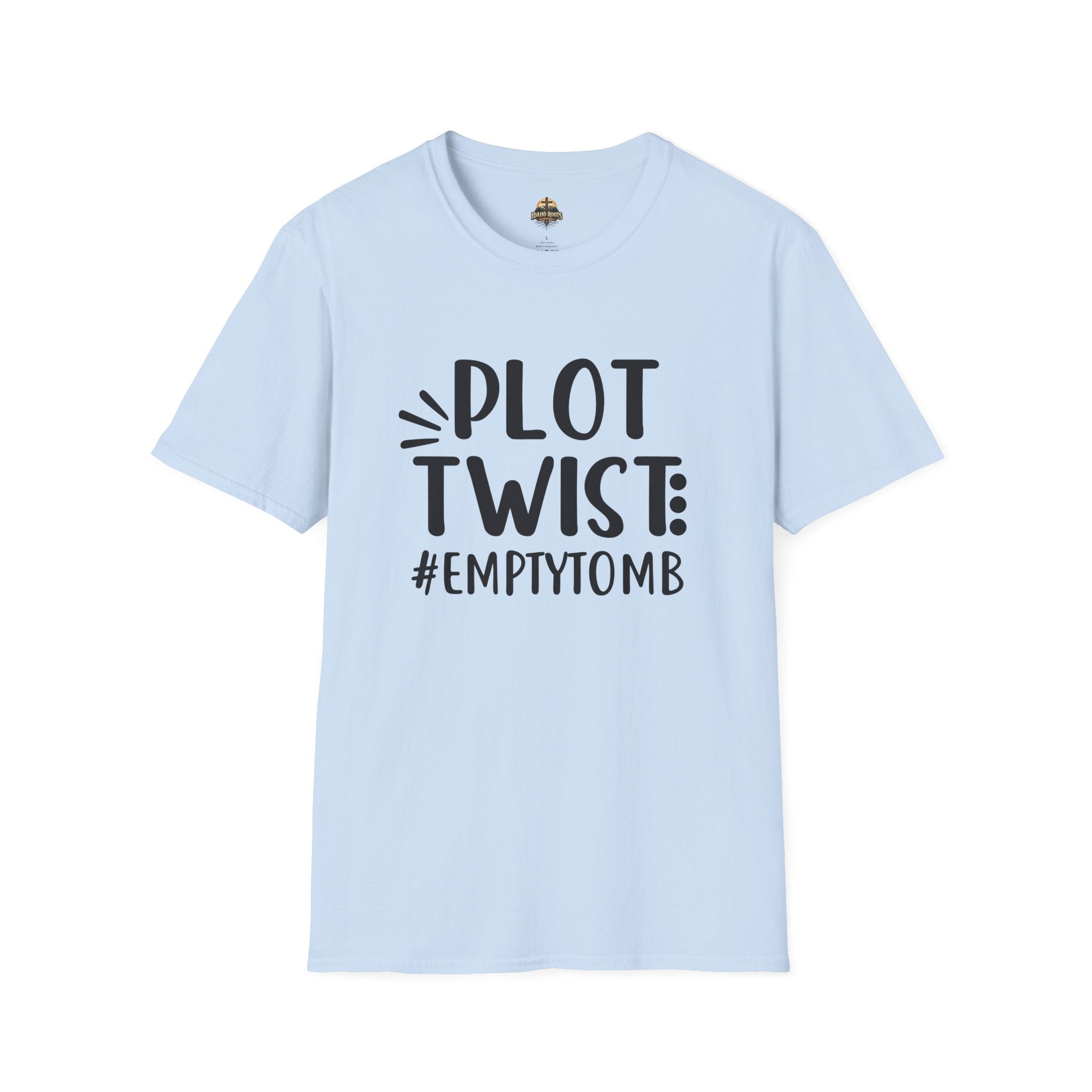 Plot Twist: #EmptyTomb T-Shirt — Christian Easter Resurrection Tee