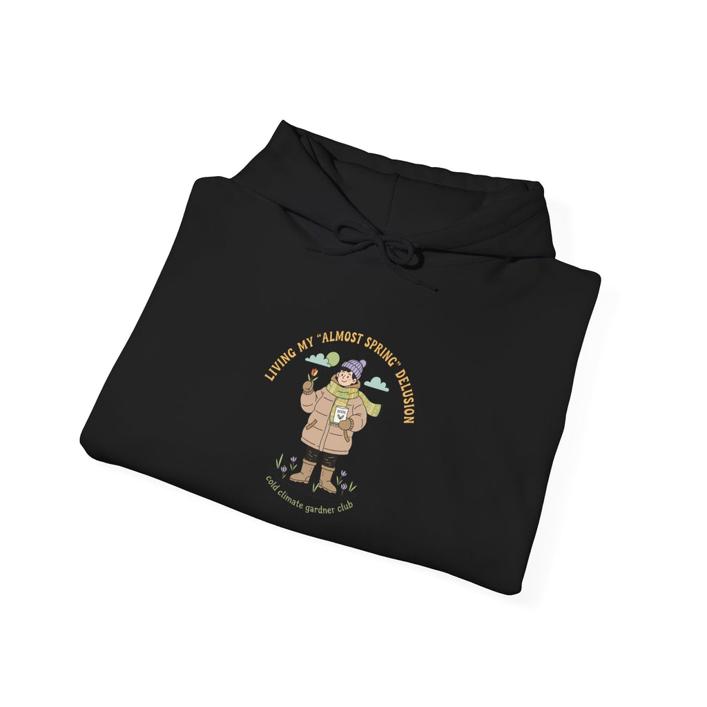 Almost Spring Thaw Humor Hoodie | spring tease, winter spring meme