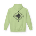 Forgiven Compass Hoodie — Christian Faith Inspirational Pullover - As Far as the East is from the West