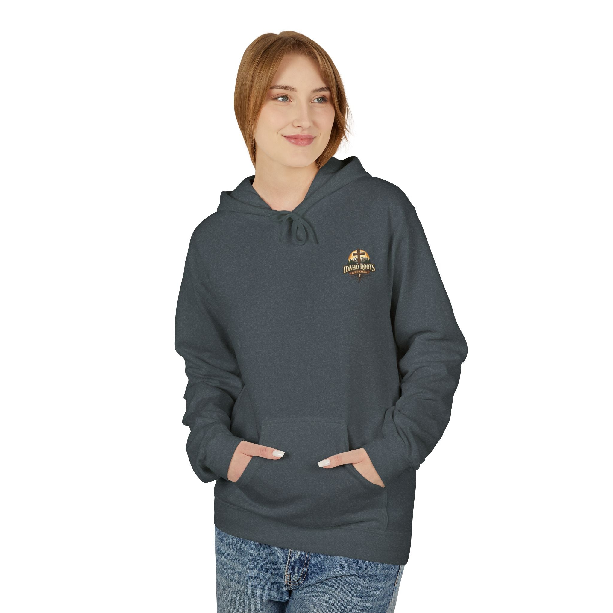 Walk By Faith Hoodie — Christian Cross Faith Pullover