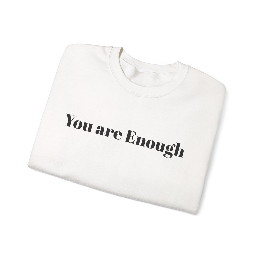 Crewneck Sweatshirt — 'Dear Person Behind Me, The World Is A Better Place With You In It' Inspirational Back Print
