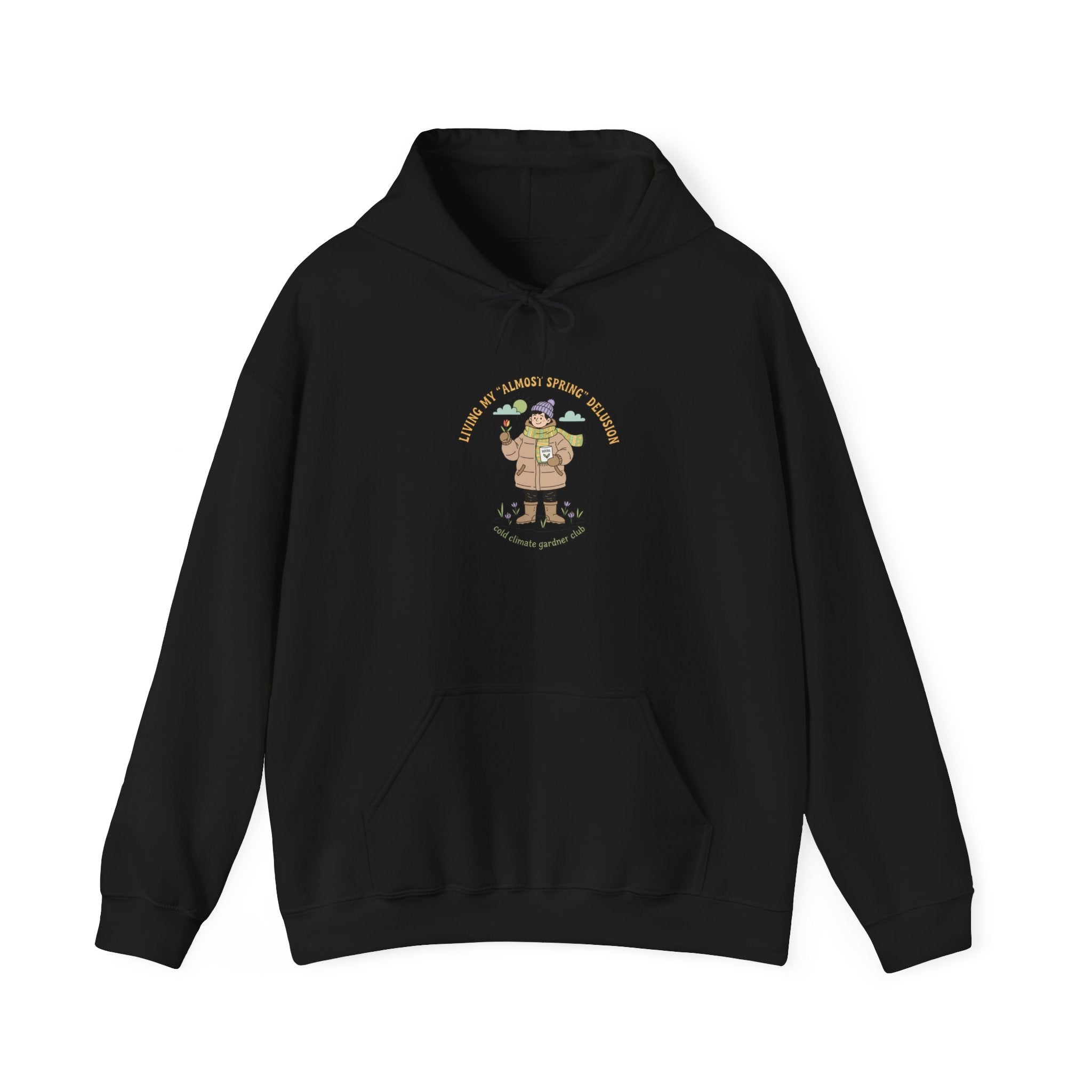 Almost Spring Thaw Humor Hoodie | spring tease, winter spring meme