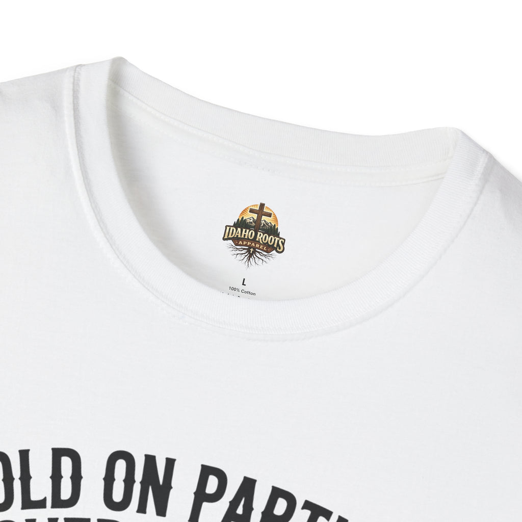 Overstimulated Cowboy Frog T-Shirt – "Hold On Partner I'm Overstimulated" Graphic Tee