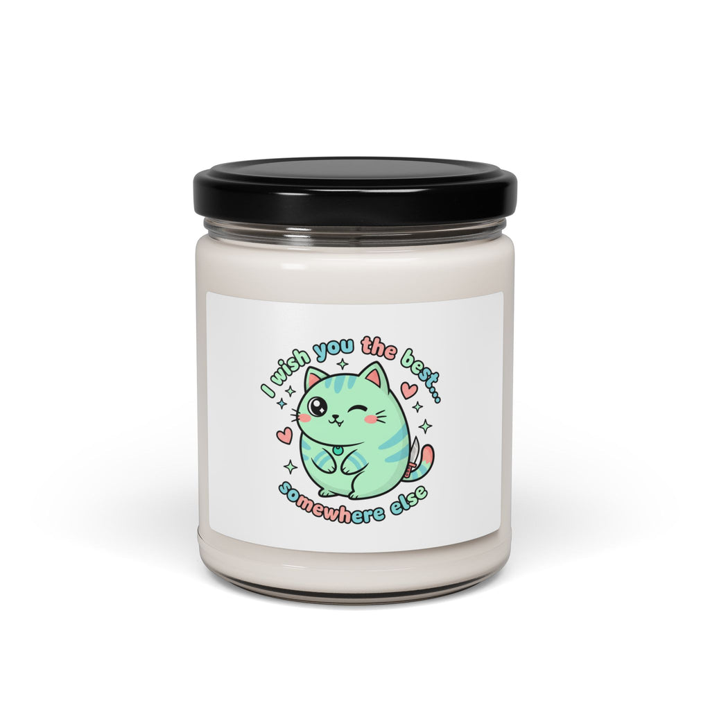 I Wish You The Best Somewhere Else Candle | Cute Menacing Kawaii Soy Candle