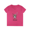 Witch Frog “Huzzah” V-Neck Tee