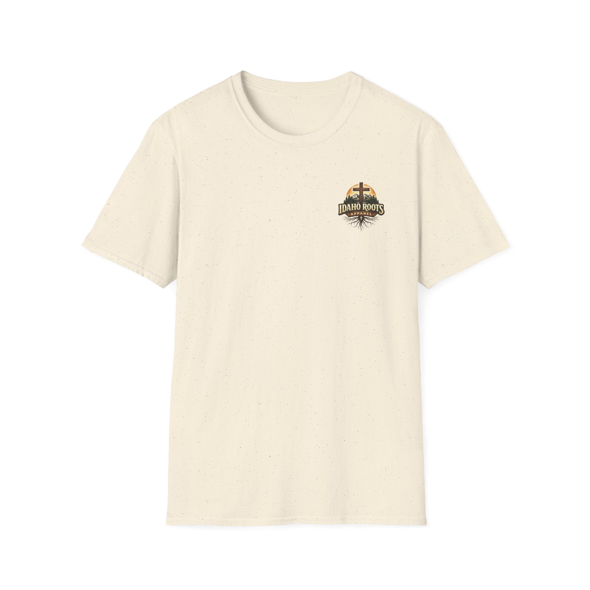 Christian T-Shirt — "Walk by Faith" California Cross Design