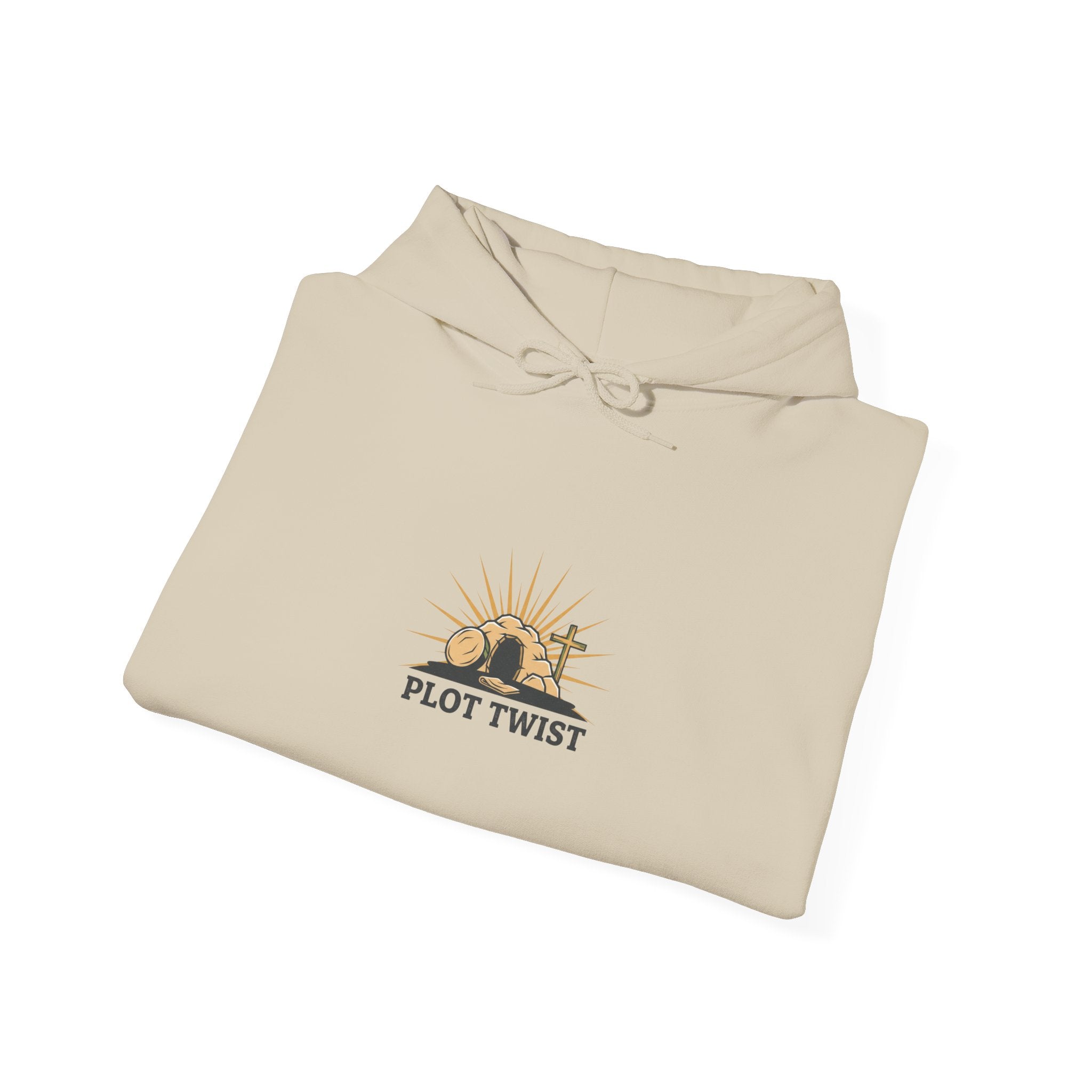 Plot Twist Hoodie | Christian Easter shirt, He Is Risen faith-based humor