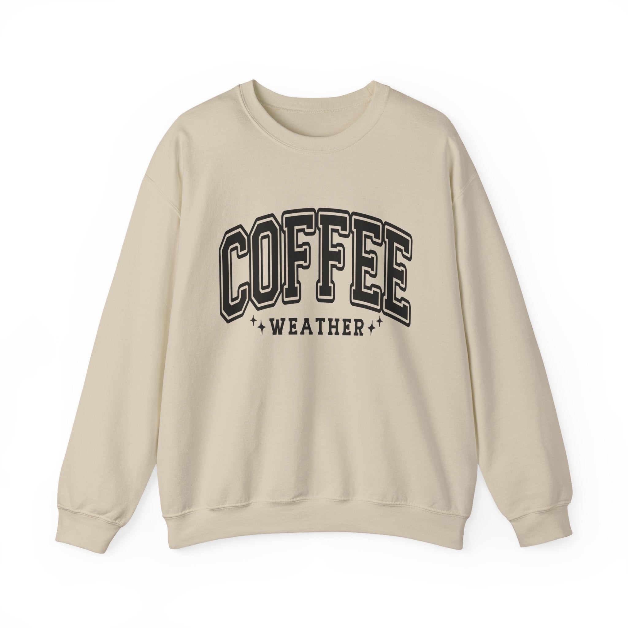 Coffee Weather Crewneck Sweatshirt — Cozy Coffee Lover Pullover