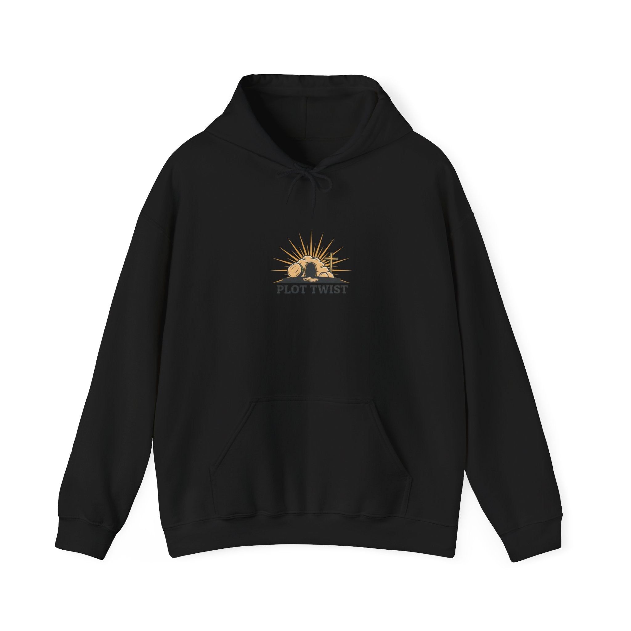 Plot Twist Hoodie | Christian Easter shirt, He Is Risen faith-based humor
