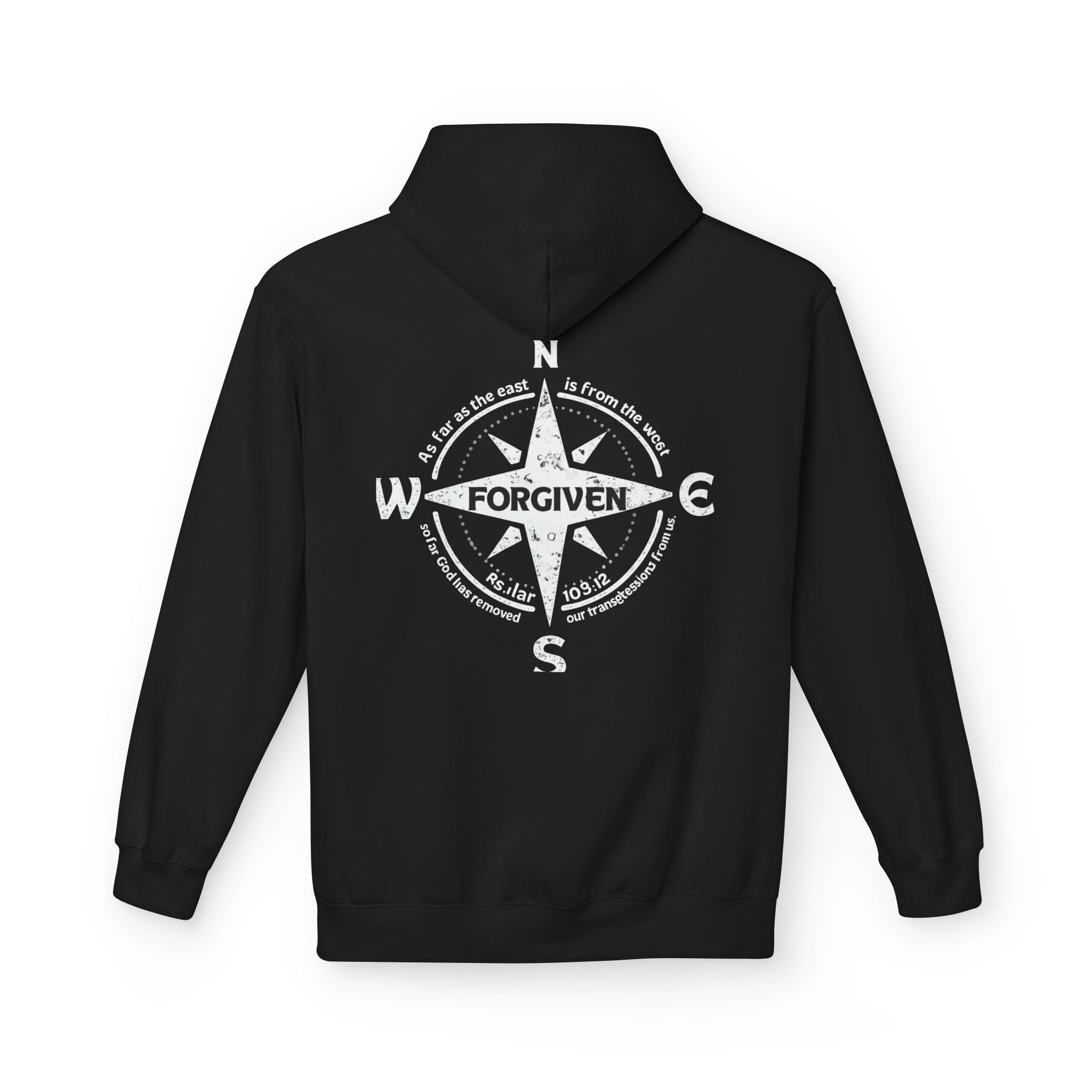 Forgiven Graphic Hoodie — Subtle Christian Faith Pullover