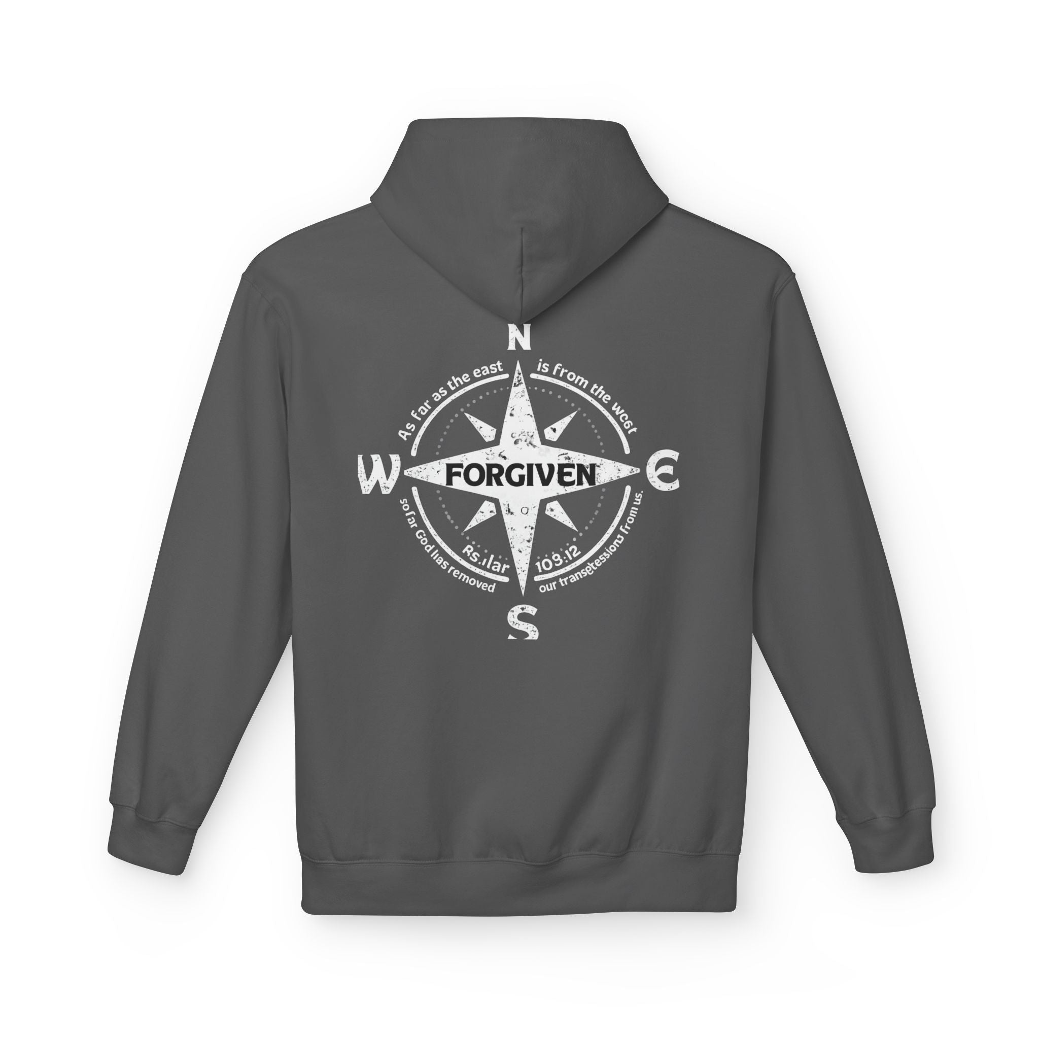 Forgiven Graphic Hoodie — Subtle Christian Faith Pullover