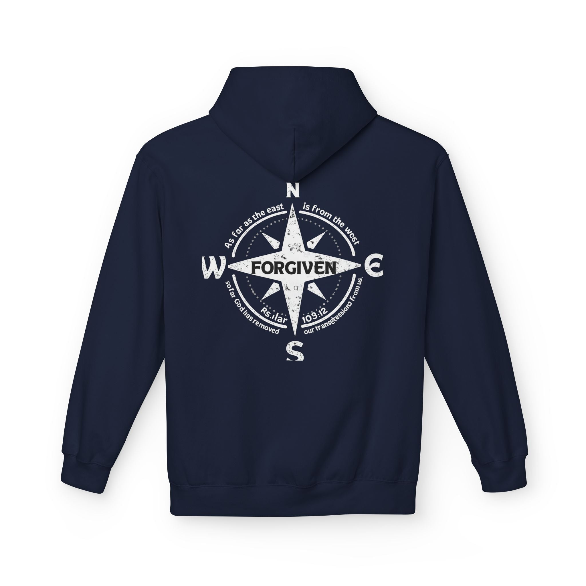 Forgiven Graphic Hoodie — Subtle Christian Faith Pullover