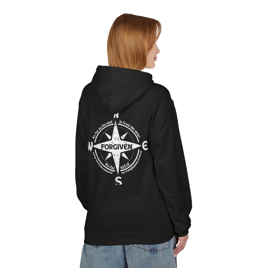 Forgiven Graphic Hoodie — Subtle Christian Faith Pullover