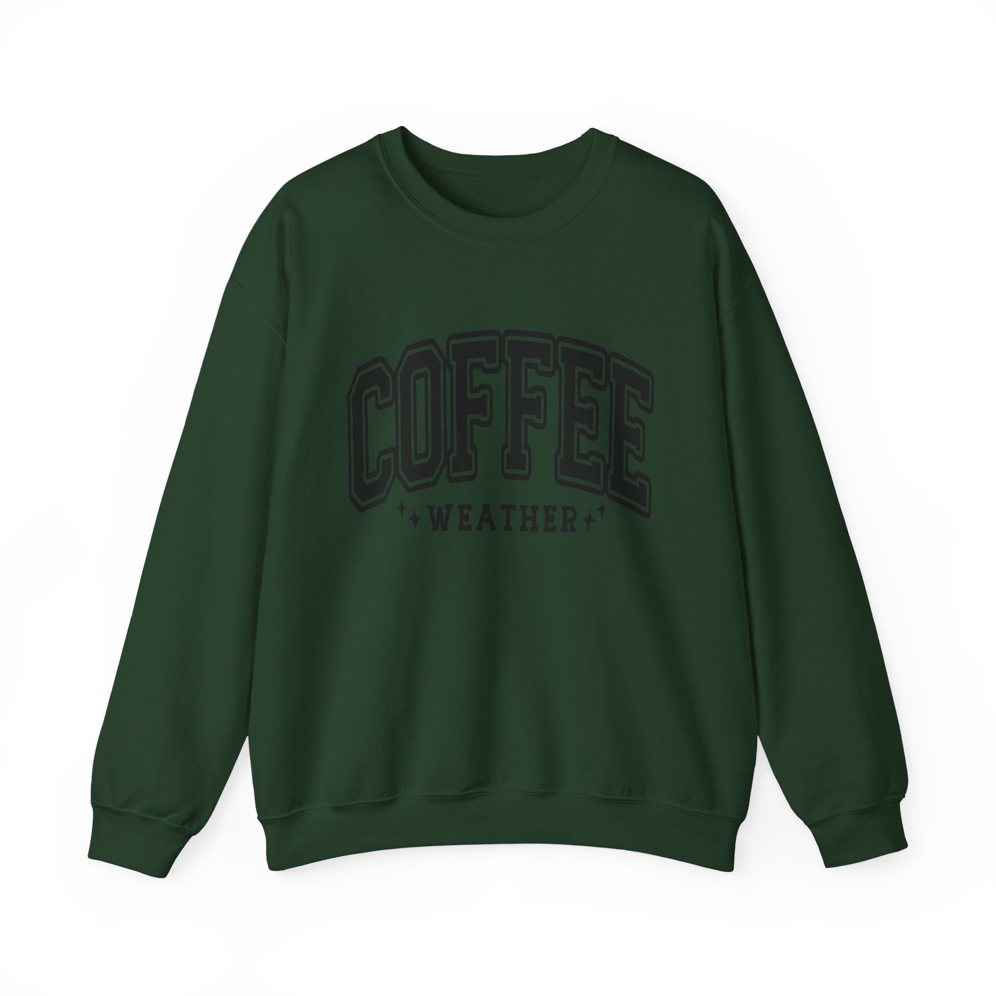 Coffee Weather Crewneck Sweatshirt — Cozy Coffee Lover Pullover