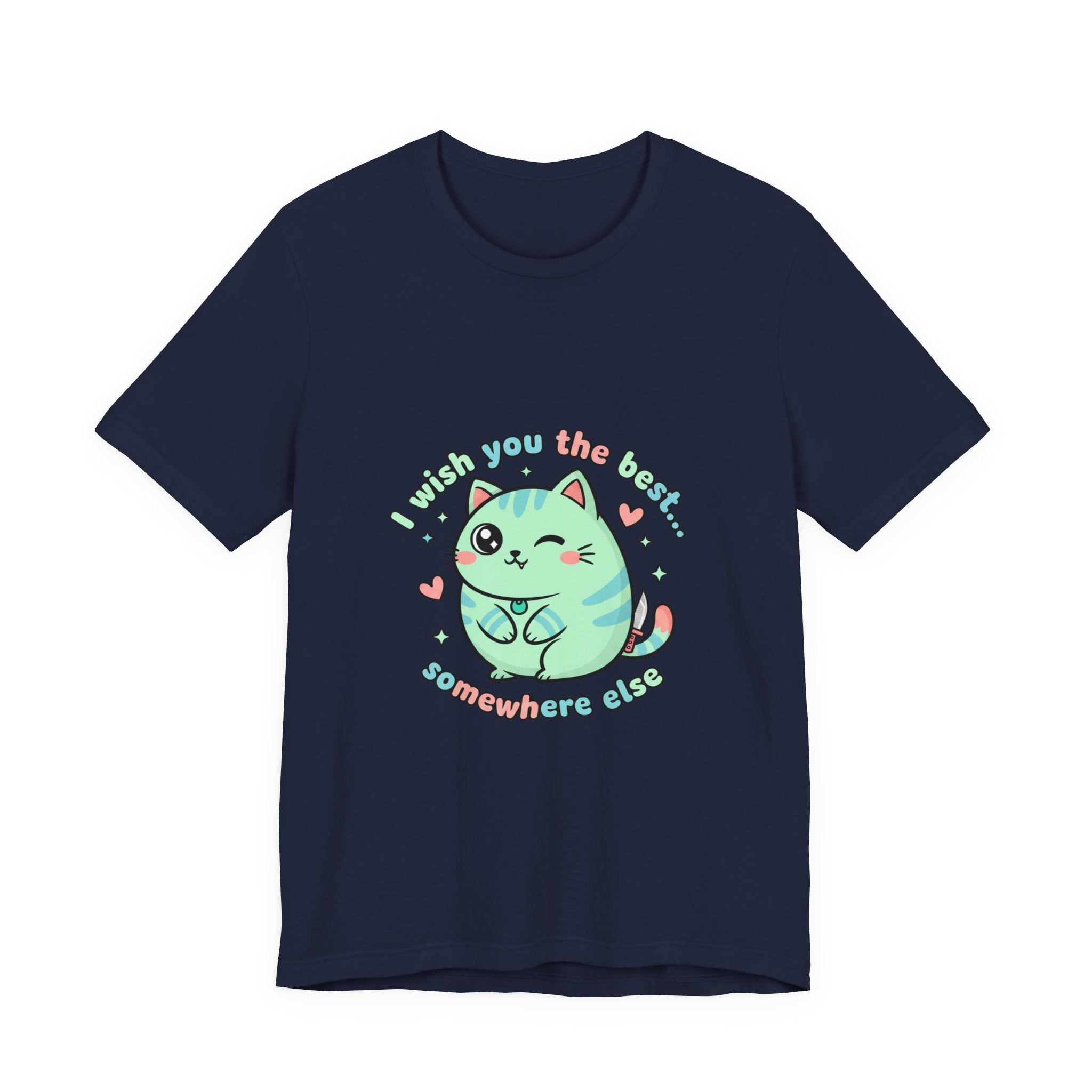 Cute Menacing Cat Tee | kawaii threat, soft grunge cute
