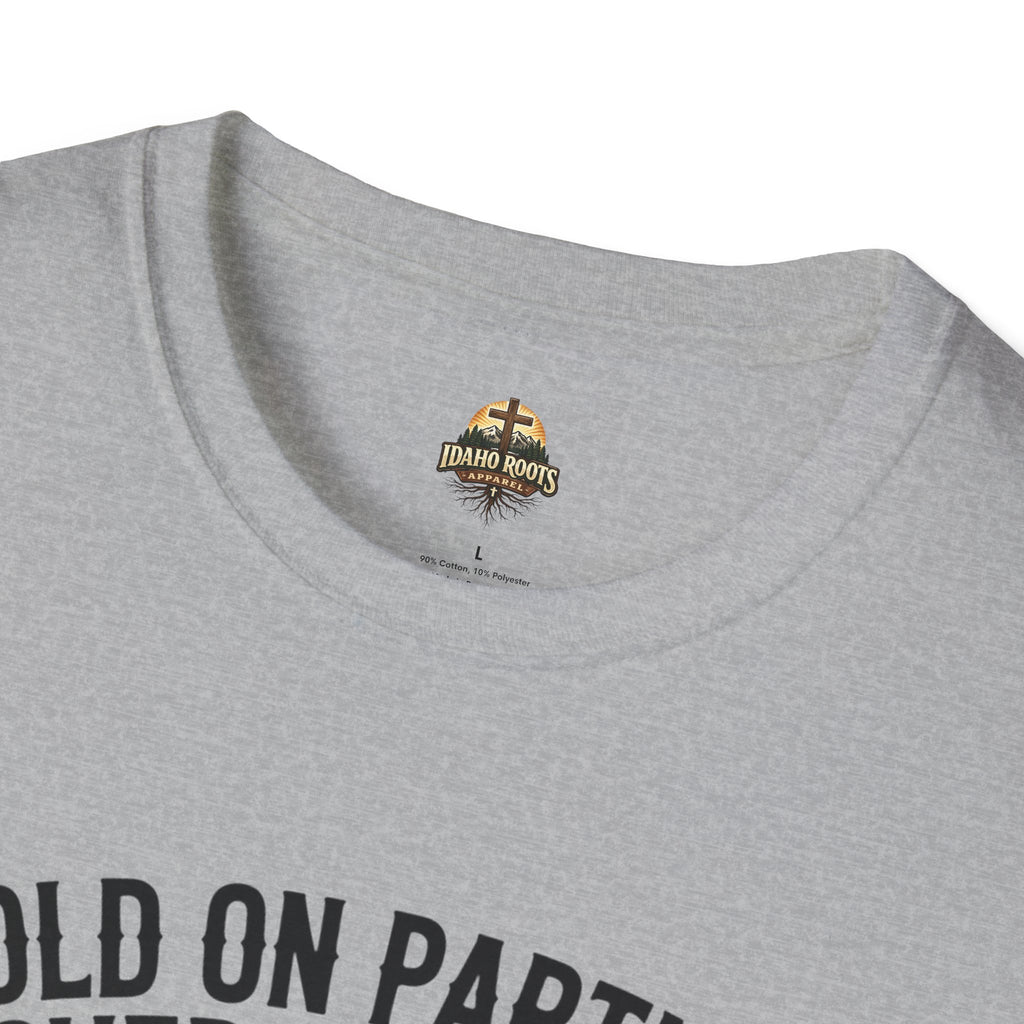 Overstimulated Cowboy Frog T-Shirt – "Hold On Partner I'm Overstimulated" Graphic Tee