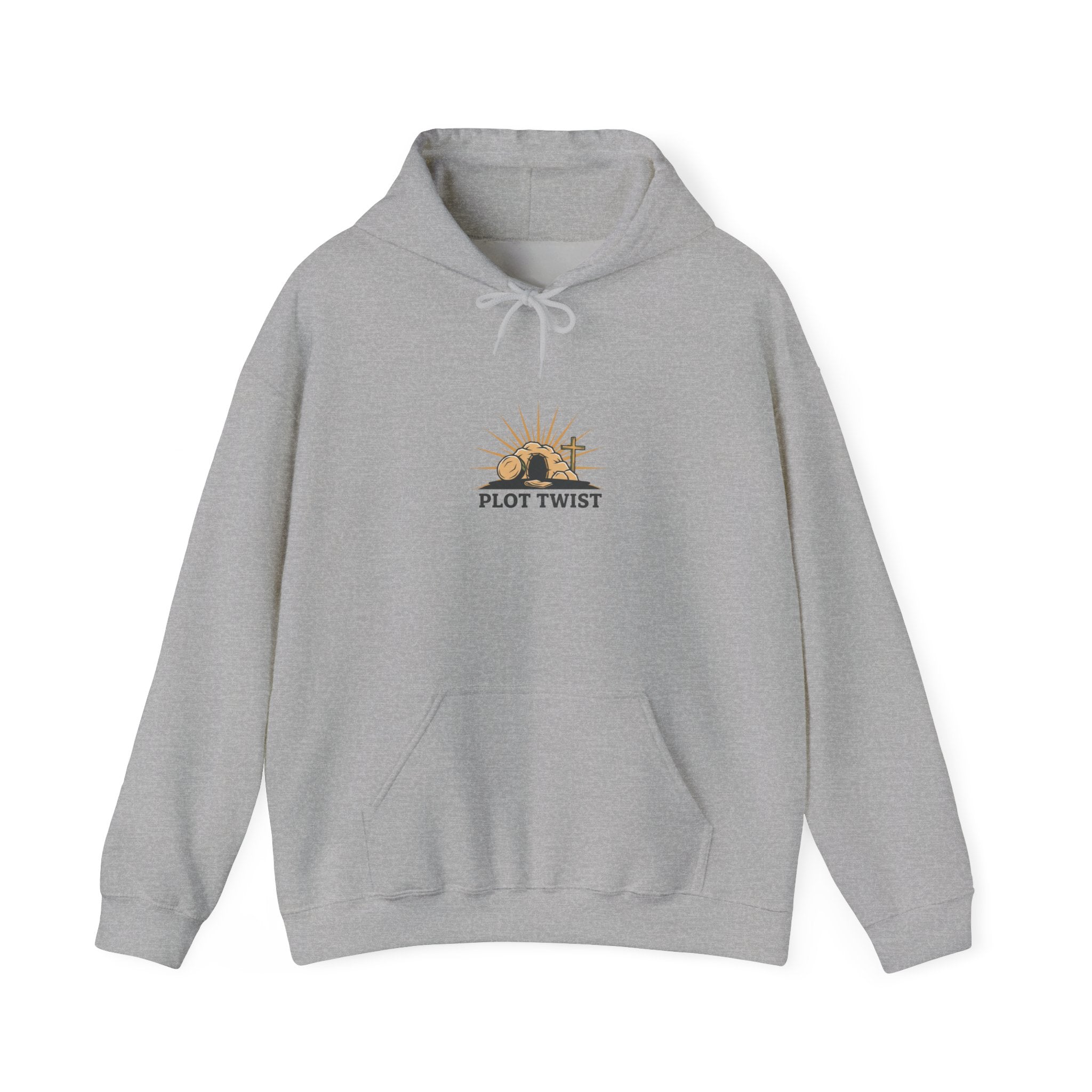 Plot Twist Hoodie | Christian Easter shirt, He Is Risen faith-based humor