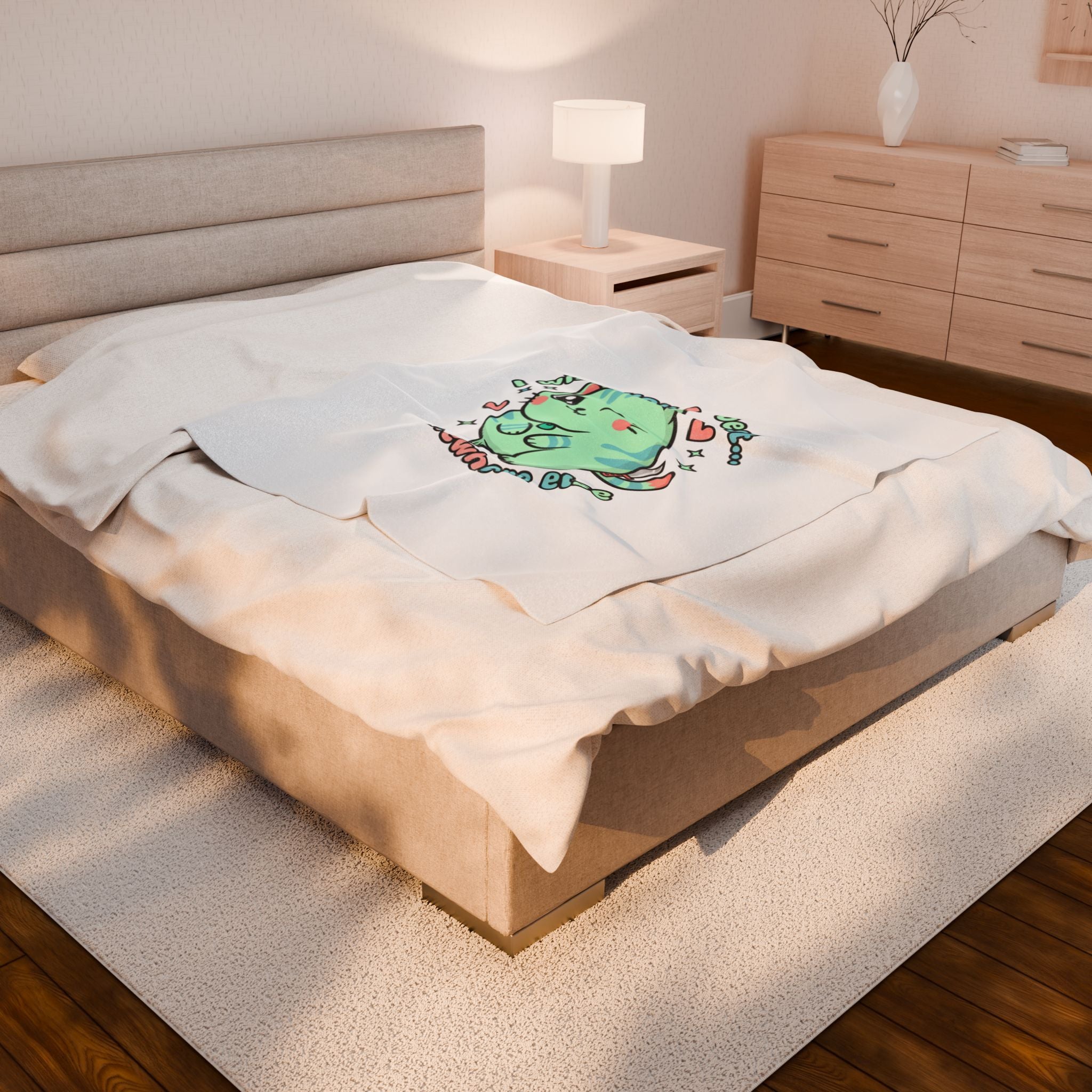 I Wish You The Best... Somewhere Else Plush Blanket | kawaii threat, soft grunge