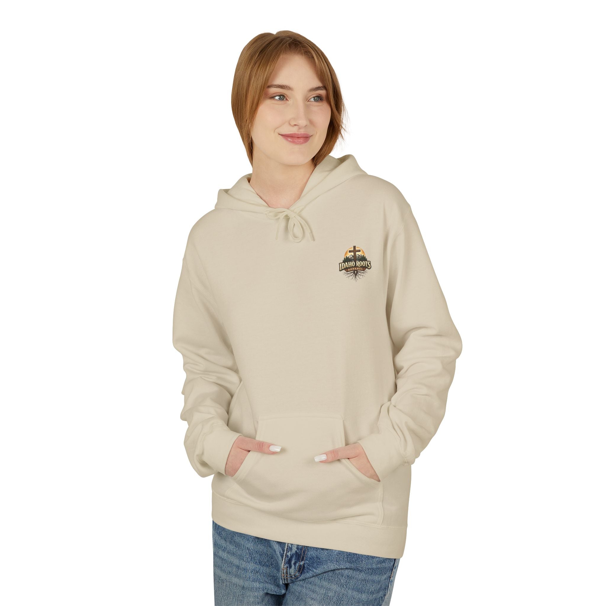 Walk By Faith Hoodie — Christian Cross Faith Pullover