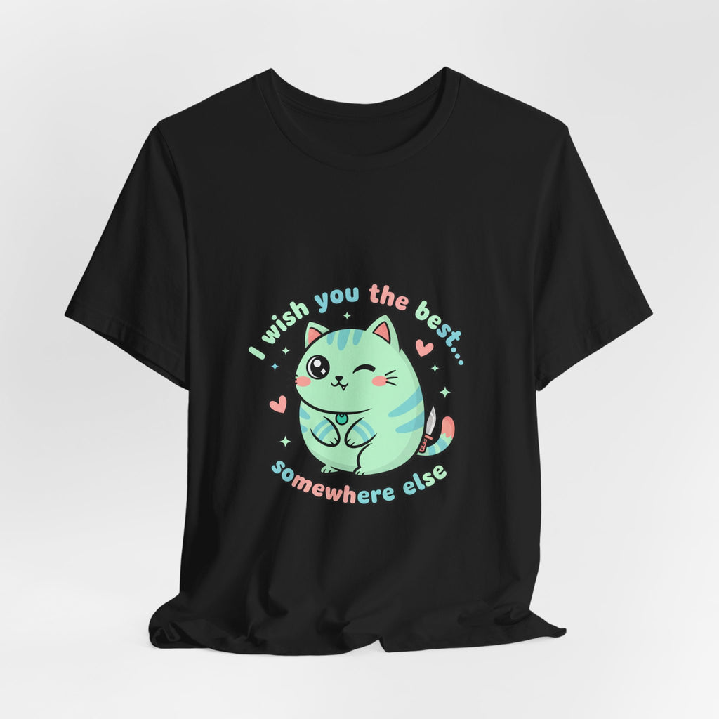Cute Menacing Cat Tee | kawaii threat, soft grunge cute