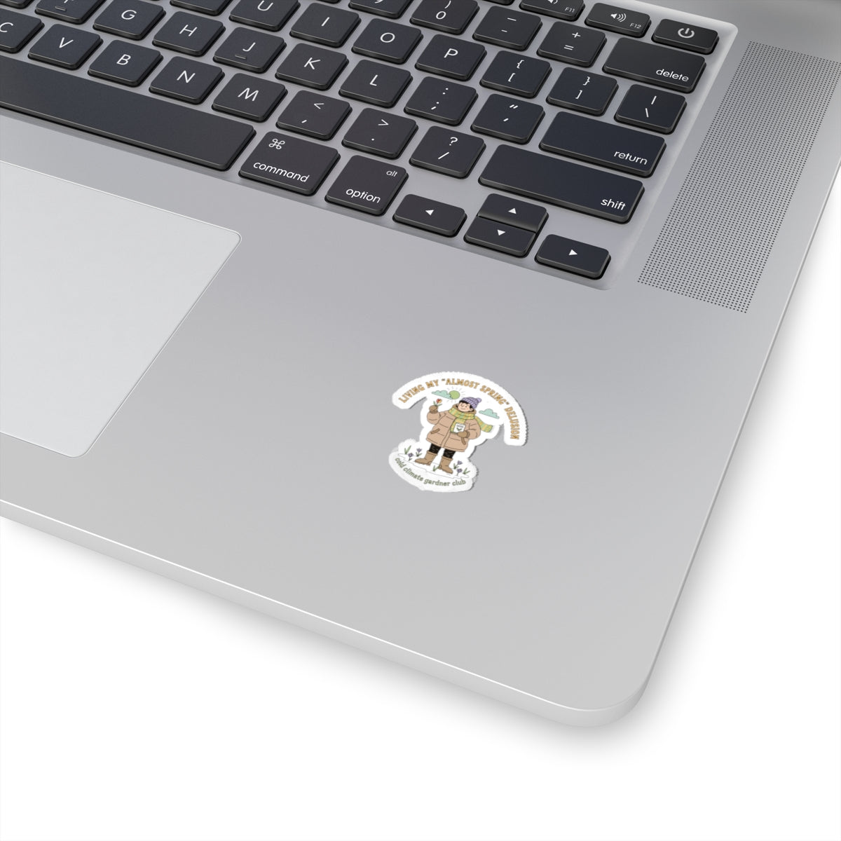 Almost Spring Delusion sticker | spring tease, thaw humor, winter spring meme