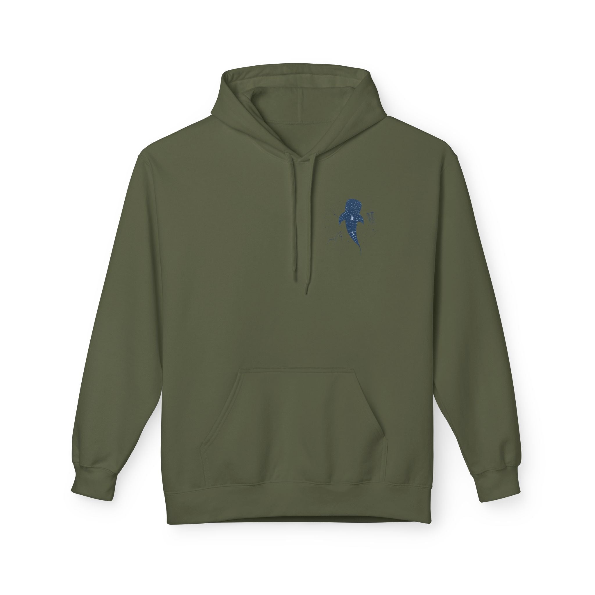 Isaiah 43:2 Whale Hoodie – Christian Faith Comfort Pullover