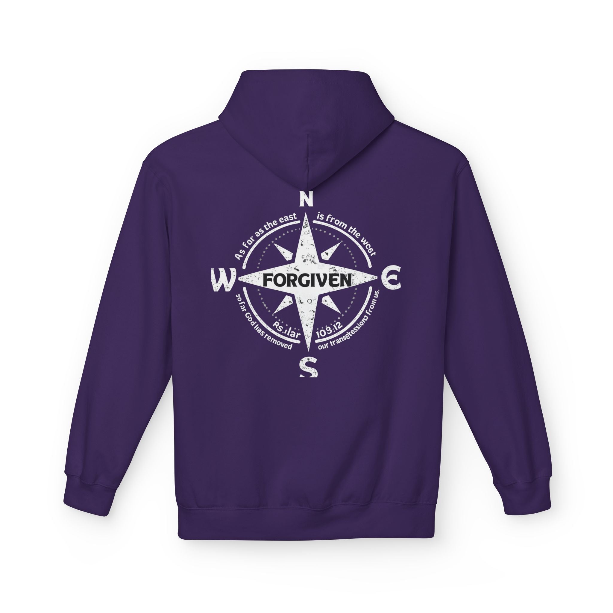 Forgiven Graphic Hoodie — Subtle Christian Faith Pullover