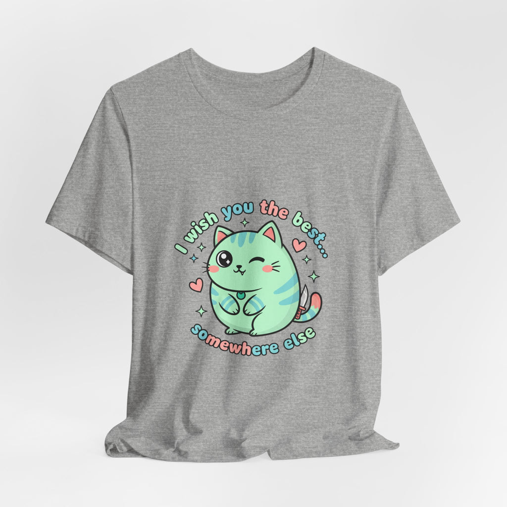 Cute Menacing Cat Tee | kawaii threat, soft grunge cute