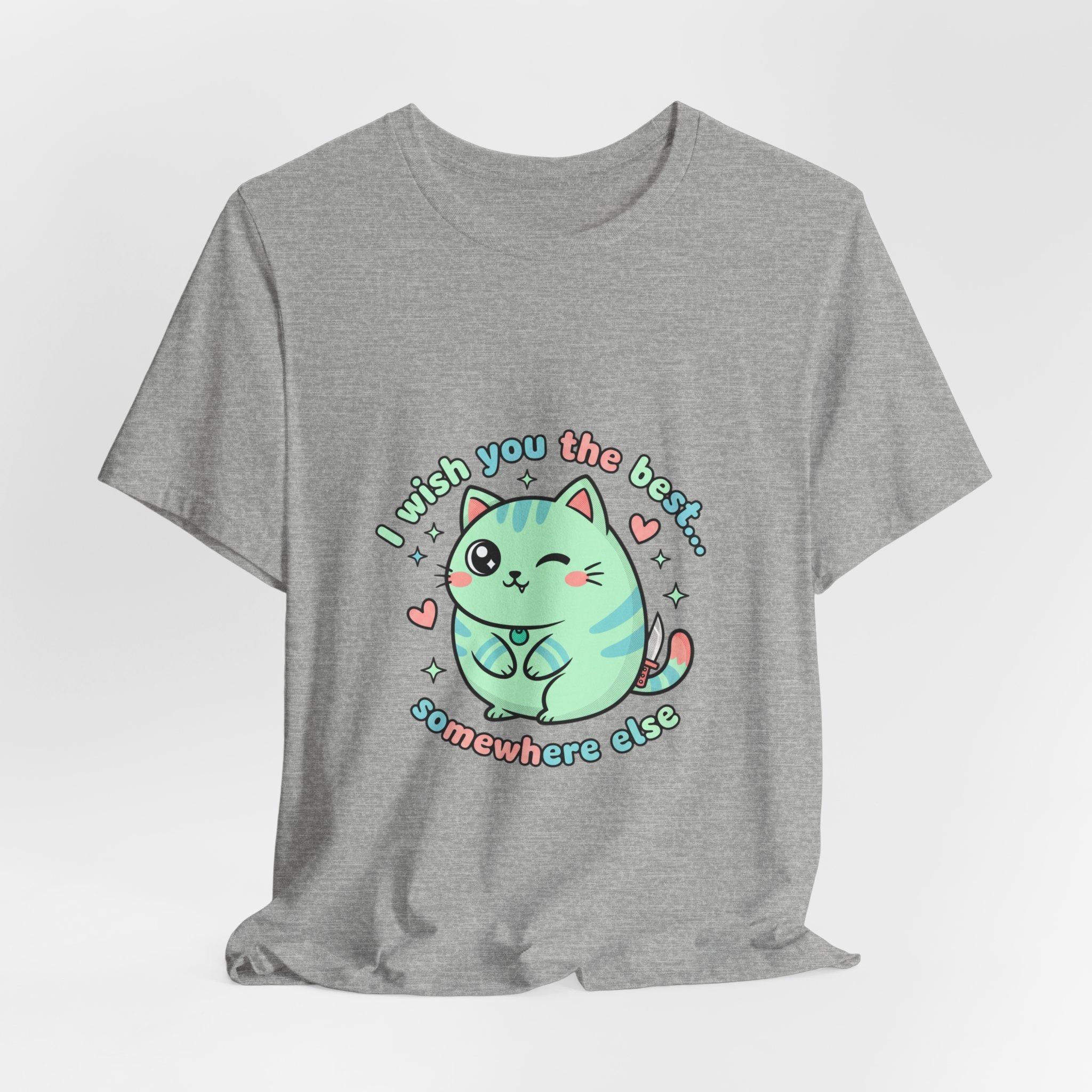 Cute Menacing Cat Tee | kawaii threat, soft grunge cute