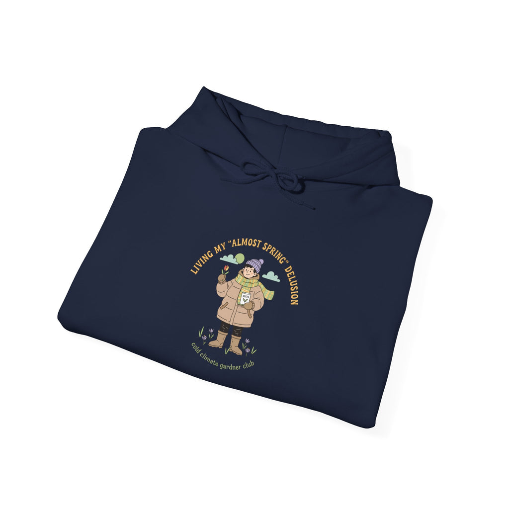 Almost Spring Thaw Humor Hoodie | spring tease, winter spring meme