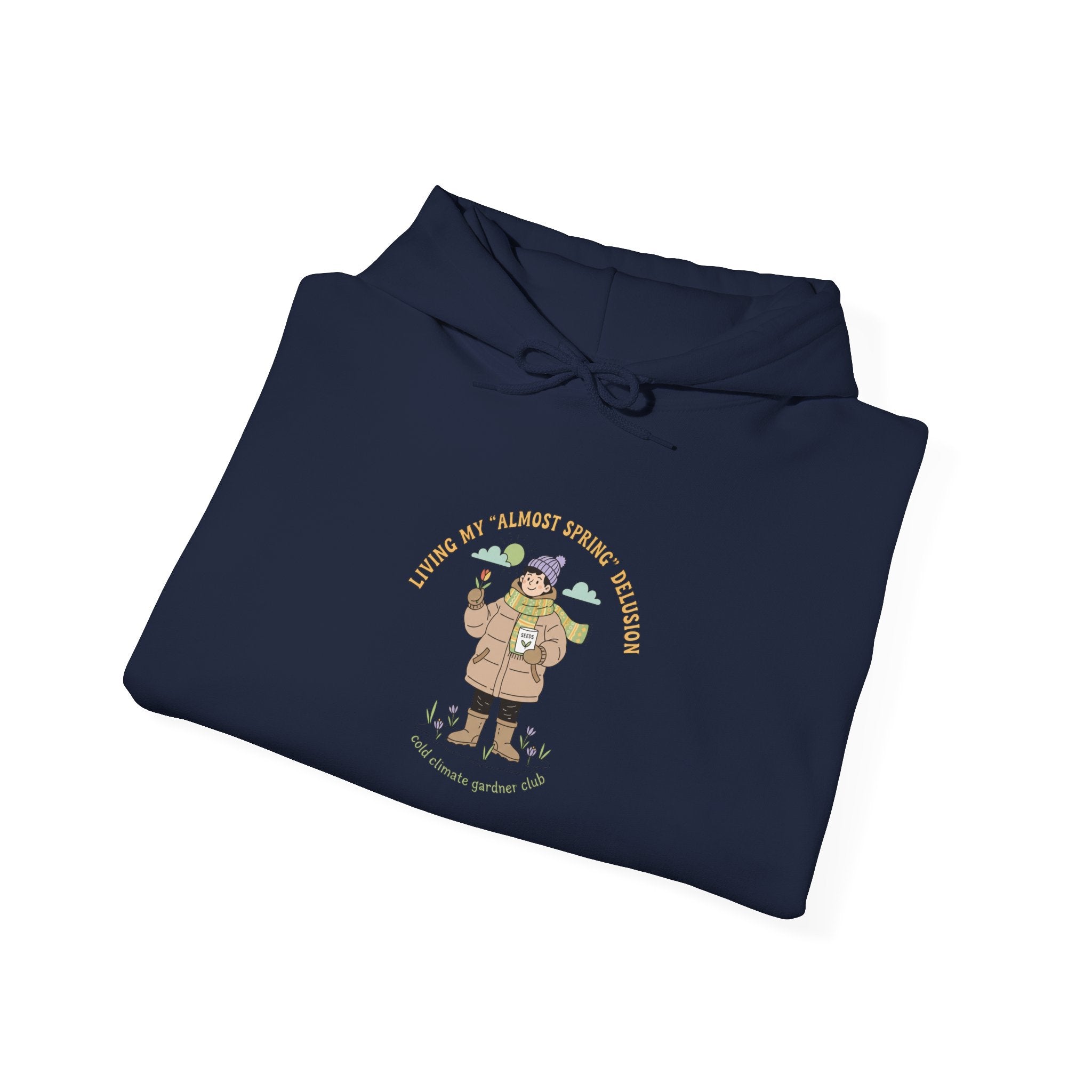 Almost Spring Thaw Humor Hoodie | spring tease, winter spring meme