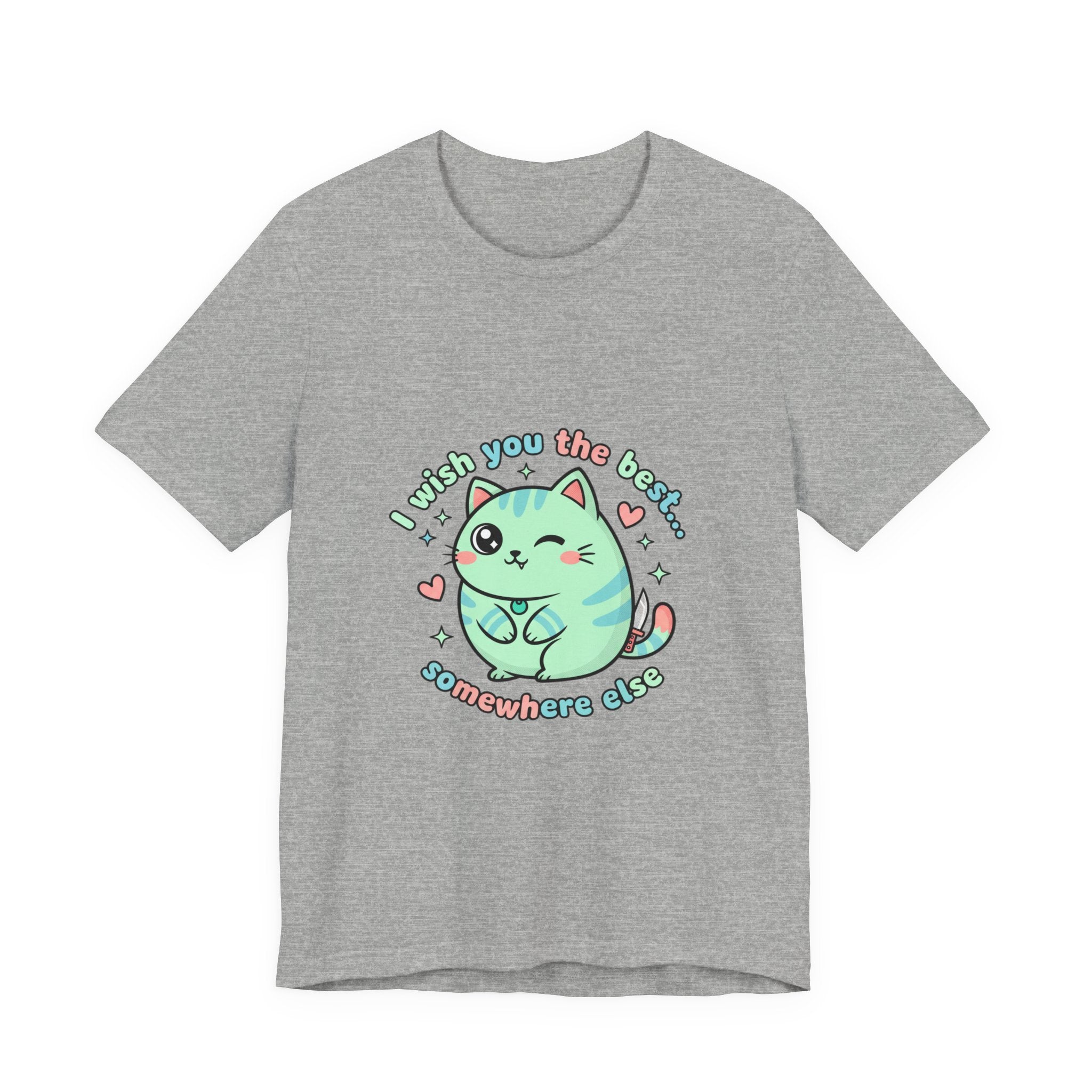 Cute Menacing Cat Tee | kawaii threat, soft grunge cute