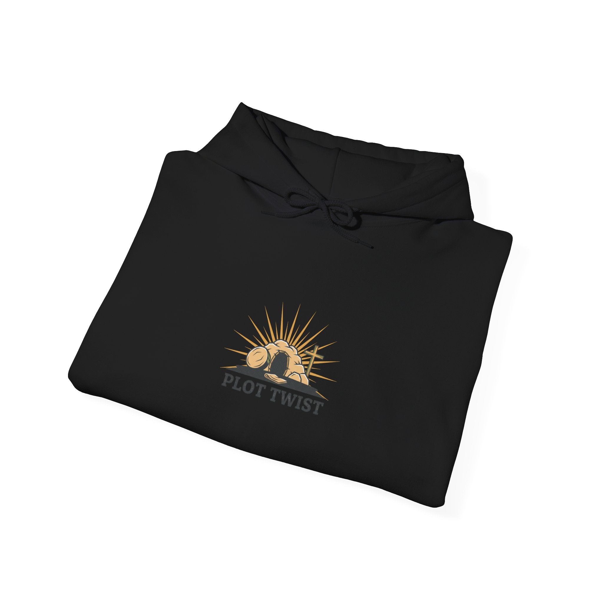 Plot Twist Hoodie | Christian Easter shirt, He Is Risen faith-based humor